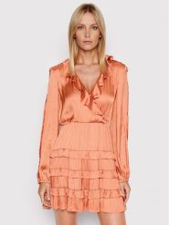 Pinko Sukienka codzienna Ardea 1G173P Y7UW Różowy Regular Fit. Czerwone sukienki Pinko, na co dzień, bez wzorów, z syntetyku, bez kołnierzyka, bez ramiączek, proste. Za 879.99 zł.