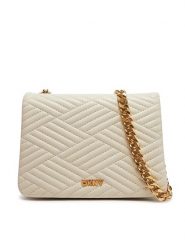 DKNY Torebka R44EKI06 Écru. Kopertówki DKNY, bez wzorów, ze skóry, wizytowe, bez dodatków. Za 649.99 zł.