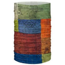Komin na szyję dla dorosłych Original Ecostretch Tube Scarf. Żółte szaliki i kominy Buff, bez wzorów, z elastanu. Za 94.99 zł.