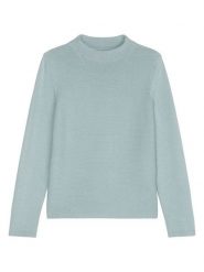 Marc O´Polo Sweter w kolorze turkusowym rozmiar: XL. Niebieskie swetry xl, bez wzorów, z bawełny, bez ramiączek. Za 245.38 zł.