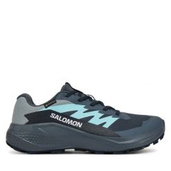 Buty do biegania Salomon. Szare buty do biegania Salomon, bez wzorów, z gore-texu, bez zapięcia, do biegania, gore-tex. Za 399.99 zł.