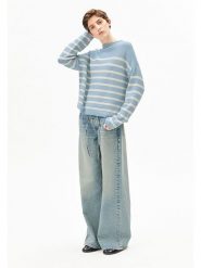 Armedangels Sweter ''Merinaa'' w kolorze błękitnym rozmiar: S. Niebieskie swetry ARMEDANGELS, s, bez wzorów, z bawełny, bez ramiączek. Za 234.95 zł.