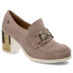 Beżowe Półbuty Maciejka Stylowe Buty Na Obcasie. Brązowe półbuty wsuwane Maciejka, na wiosnę, bez wzorów, ze skóry, eleganckie, bez obcasa, na obcasie. Za 395.99 zł.