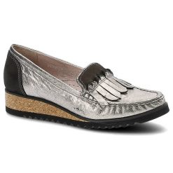 Półbuty damskie Simen, wsuwane ze skórzaną i miękką wkładką , czarne z kryształkami, 0769-Vs04-Krysztalki-K-W-Nero. Żółte półbuty wsuwane Simen, bez wzorów, eleganckie, bez obcasa, na koturnie. Za 189.00 zł.