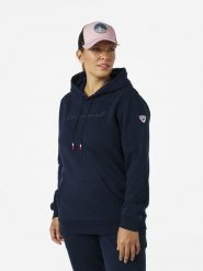 ROSSIGNOL Bluza "Logo" w kolorze granatowym rozmiar: XL. Niebieskie bluzy Rossignol, xl, bez wzorów, bez ramiączek, z kapturem. Za 209.82 zł.