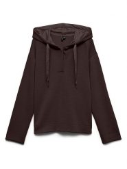 Vero Moda Bluza w kolorze brązowym rozmiar: L. Brązowe bluzy Vero Moda, l, bez wzorów, z kapturem. Za 129.95 zł.