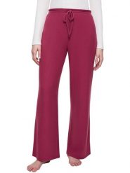 Triumph Spodnie w kolorze jagodowym rozmiar: 44. Różowe spodnie materiałowe Triumph, bez wzorów, z materiału, z podwyższonym stanem. Za 79.21 zł.