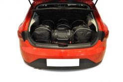 Torby Do Bagażnika Seat Leon 2013-2020 4Szt Kjust. Czarne torby podróżne KJUST, bez wzorów, z kauczuku. Za 1,151.00 zł.
