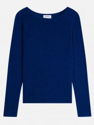 Perfect Cashmere Kaszmirowy sweter "Megan" w kolorze granatowym rozmiar: L. Niebieskie swetry Perfect Cashmere, l, bez wzorów, z kaszmiru, bez ramiączek. Za 287.84 zł.