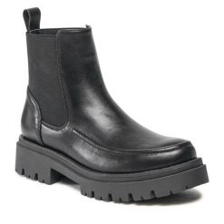 Sztyblety Jenny Fairy. Czarne botki Jenny Fairy, bez wzorów, bez obcasa, na płaskiej podeszwie, bez zapięcia. Za 119.99 zł.