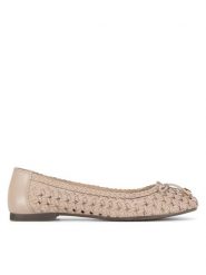 Lasocki Baleriny CEO-WI45-550-01 Beżowy. Brązowe baleriny Lasocki, bez wzorów, ze skóry, bez obcasa, bez zapięcia. Za 199.99 zł.