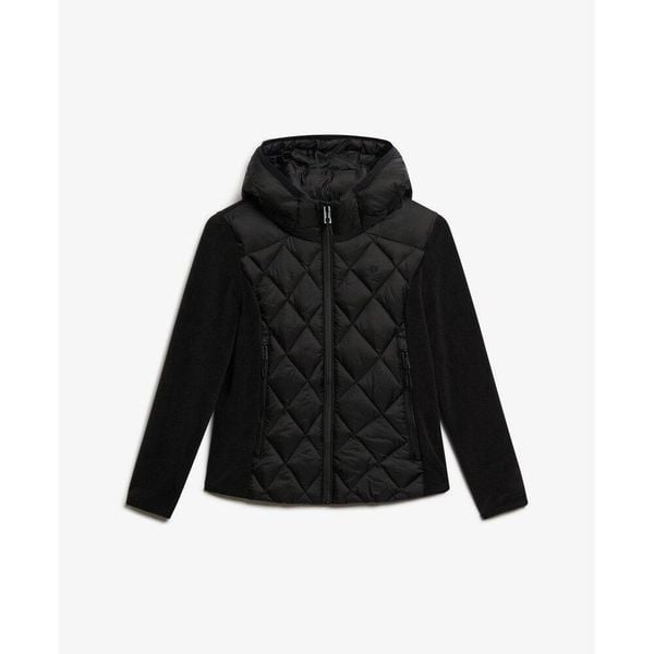 Damska kurtka z kapturem Superdry Heritage Storm. Czarne kurtki Superdry, xl, bez wzorów, z meshu, z kapturem. Za 561.40 zł.