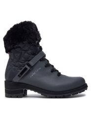 Rossignol Botki 1907 Megeve Rubber Le RNMW370 Czarny. Czarne botki Rossignol, bez wzorów, ze skóry, bez obcasa, na płaskiej podeszwie, bez zapięcia. Za 1,139.00 zł.