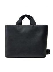 Calvin Klein Jeans Torebka Ultralight Tote Pu LV04K3132G Czarny. Czarne torebki klasyczne Calvin Klein Jeans, bez wzorów, z jeansu, bez dodatków. Za 309.99 zł.