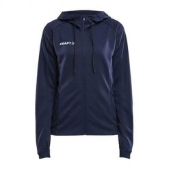 Bluza sportowa damska Craft Evolve Hood. Niebieskie bluzy z kapturem Craft, m, bez wzorów, z kapturem. Za 328.00 zł.
