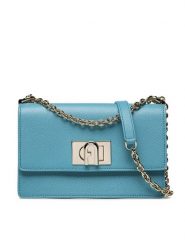 Furla Torebka BAFKACOARE0002254S1007 Niebieski. Niebieskie kopertówki Furla, bez wzorów, ze skóry, wizytowe, bez dodatków. Za 1,279.00 zł.