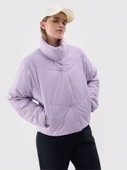 4F Kurtka puchowa w kolorze fioletowym rozmiar: M. Różowe kurtki 4f, m, bez wzorów, z puchu, bez kaptura. Za 166.10 zł.