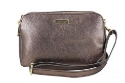 Listonoszka metalizowana BARBERINI'S c. złota 978-26. Żółte shopper bag Barberinis, bez wzorów, ze skóry, eleganckie, małe, bez dodatków. Za 229.99 zł.
