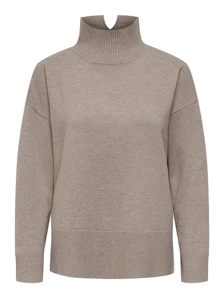 ONLY Sweter w kolorze szarobrązowym rozmiar: XL. Brązowe swetry ONLY, xl, bez wzorów, bez ramiączek. Za 110.04 zł.