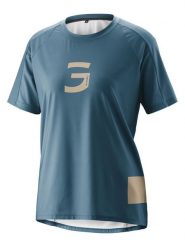 Gonso Koszulka kolarska w kolorze niebieskim rozmiar: 40. Niebieskie t-shirty sportowe Gonso, bez wzorów, bez ramiączek, rowerowe. Za 124.11 zł.