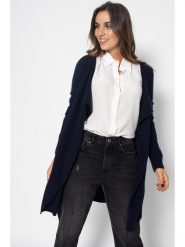 Perfect Cashmere Kaszmirowy kardigan "Abigail" w kolorze granatowym rozmiar: S. Niebieskie swetry Perfect Cashmere, s, bez wzorów, z kaszmiru, bez ramiączek. Za 525.86 zł.