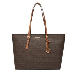 Torebka MICHAEL Michael Kors. Brązowe torebki klasyczne MICHAEL Michael Kors, bez wzorów, klasyczne, bez dodatków. Za 999.99 zł.