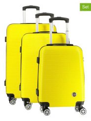 Canadian Peak 3-częściowy zestaw "Solomuneak" w kolorze żółtym rozmiar: onesize. Żółte walizki Canadian Peak. Za 404.99 zł.