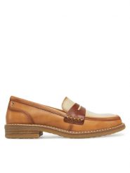 Pikolinos Półbuty W8J-3541C3 Brązowy. Brązowe półbuty wsuwane Pikolinos, bez wzorów, ze skóry, bez obcasa, na płaskiej podeszwie. Za 379.99 zł.