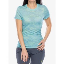Koszulka merino damska Smartwool Merino Short Sleeve Tee Boxed. Zielone t-shirty sportowe Smartwool, bez wzorów, bez ramiączek. Za 256.99 zł.