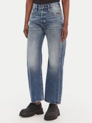 G-Star Raw Jeansy Bowey D25372-E352 Niebieski Loose Fit. Niebieskie jeansy G-Star, bez wzorów, z bawełny, retro. Za 340.99 zł.