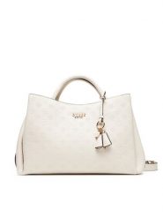 Guess Torebka Phoebe HWPD96 65070 Biały. Białe torebki klasyczne Guess, z aplikacjami, ze skóry, bez dodatków. Za 549.99 zł.