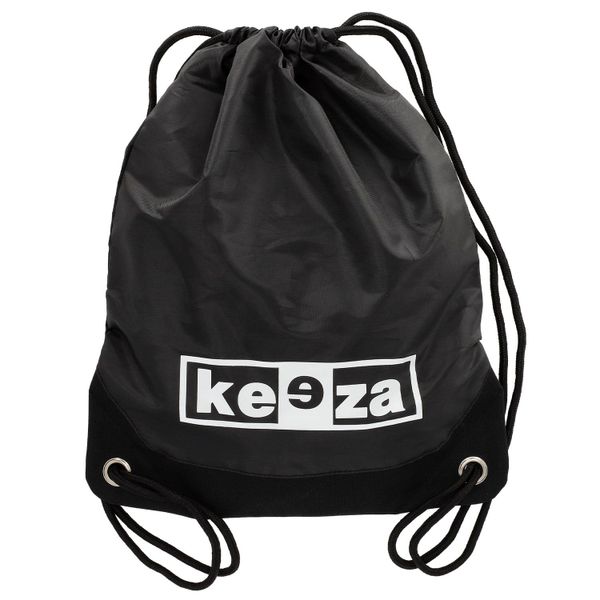 Worek na buty i akcesoria KEEZA 15 L. Czarne buty treningowe KEEZA, bez wzorów, z poliesteru, bez zapięcia, na fitness i siłownię. Za 23.00 zł.