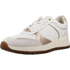 Buty GEOX D DESYA Biały. Białe trekkingi Geox, bez wzorów, z syntetyku, bez zapięcia, na fitness i siłownię. Za 450.99 zł.
