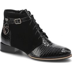Czarne Botki Maciejka Wygodne Skórzane Buty. Czarne botki Maciejka, bez wzorów, ze skóry, eleganckie, bez obcasa, bez zapięcia. Za 459.00 zł.