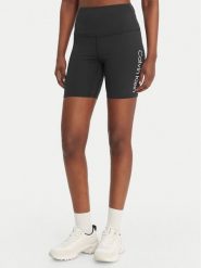 Calvin Klein Performance Szorty sportowe LVGWS6L712 Czarny Slim Fit. Czarne szorty sportowe Calvin Klein Performance, bez wzorów, z syntetyku, na fitness i siłownię. Za 209.99 zł.