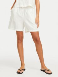 JJXX Szorty materiałowe Breeze 12269727 Biały Relaxed Fit. Białe szorty JJXX, bez wzorów, z materiału. Za 109.99 zł.