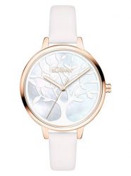 S.Oliver Zegarek kwarcowy w kolorze różowozłoto-białym rozmiar: onesize. Białe, analogowe zegarki S.Oliver, metalowe. Za 173.99 zł.