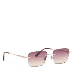 Okulary przeciwsłoneczne Tom Ford. Żółte okulary przeciwsłoneczne TOM FORD, bez wzorów, złote. Za 1,999.00 zł.