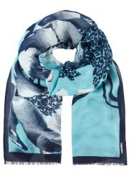 Olsen Szal w kolorze turkusowym rozmiar: onesize. Niebieskie szaliki i kominy Olsen, bez wzorów, z materiału. Za 52.99 zł.