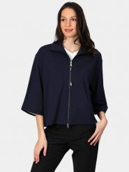 Sweter Damski Luhta Humppila. Niebieskie swetry Luhta, s, bez wzorów, z elastanu, bez ramiączek. Za 559.00 zł.