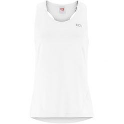 Damski tank top Kari Traa Nora 2.0. Czarne topy Kari Traa, l, bez wzorów, eleganckie, bez kołnierzyka, bez ramiączek. Za 178.00 zł.