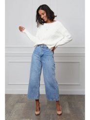 L'armoire de Suzette Sweter w kolorze kremowym rozmiar: 38/40. Brązowe swetry L'armoire de Suzette, l, bez wzorów, klasyczne, bez ramiączek. Za 192.79 zł.