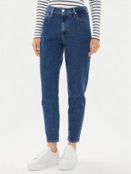 Calvin Klein Jeans Jeansy J20J223660 Niebieski Mom Fit. Niebieskie jeansy Calvin Klein Jeans, bez wzorów, z bawełny. Za 319.99 zł.