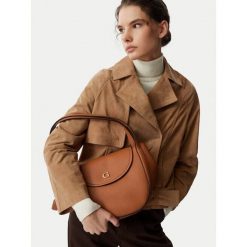 Torebka Guess. Brązowe torebki klasyczne Guess, z aplikacjami, klasyczne, bez dodatków. Za 634.99 zł.
