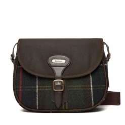 Torba Barbour. Zielone listonoszki Barbour, bez wzorów, bez dodatków. Za 424.99 zł.