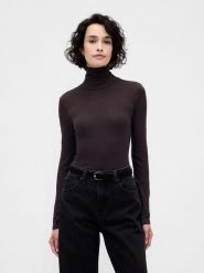 GAP Golf w kolorze brązowym rozmiar: XL. Brązowe swetry GAP, xl, bez wzorów, z bawełny, bez ramiączek. Za 91.34 zł.