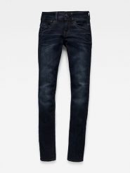 G-Star Dżinsy - Skinny fit - w kolorze granatowym rozmiar: W25/L32. Niebieskie jeansy G-Star, l, z aplikacjami, klasyczne. Za 210.81 zł.