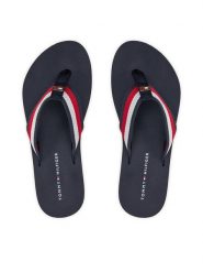 Tommy Hilfiger Japonki Corporate Beach Sandal FW0FW07986 Kolorowy. Japonki Tommy Hilfiger, bez wzorów, z materiału. Za 119.99 zł.