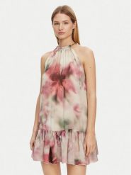 Guess Sukienka wieczorowa 5GGK32 7310A Różowy Regular Fit. Czerwone sukienki Guess, z aplikacjami, z syntetyku, wizytowe, bez kołnierzyka, bez ramiączek. Za 1,139.00 zł.