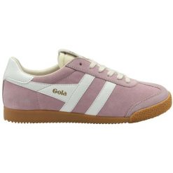 Sznurowane trampki damskie Gola Elan. Białe trampki Gola, bez wzorów, z gumy, retro, bez zapięcia. Za 470.50 zł.